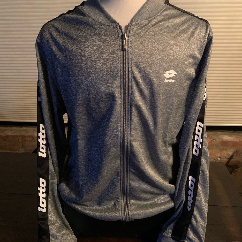 LOTTO Track Suit Top in Grey/Heather